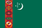 Turkmenistan flag