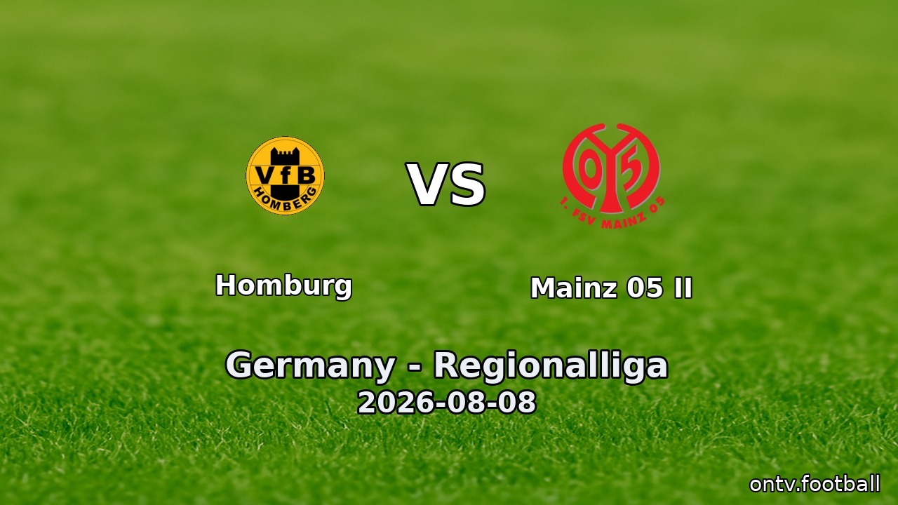 Homburg vs Mainz 05 II