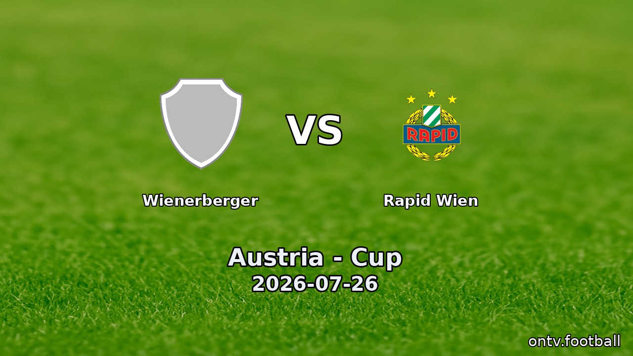Wienerberger vs Rapid Wien