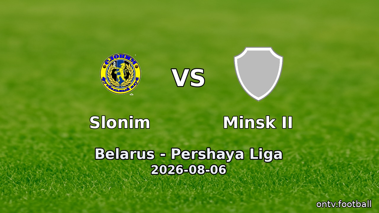 Slonim vs Minsk II