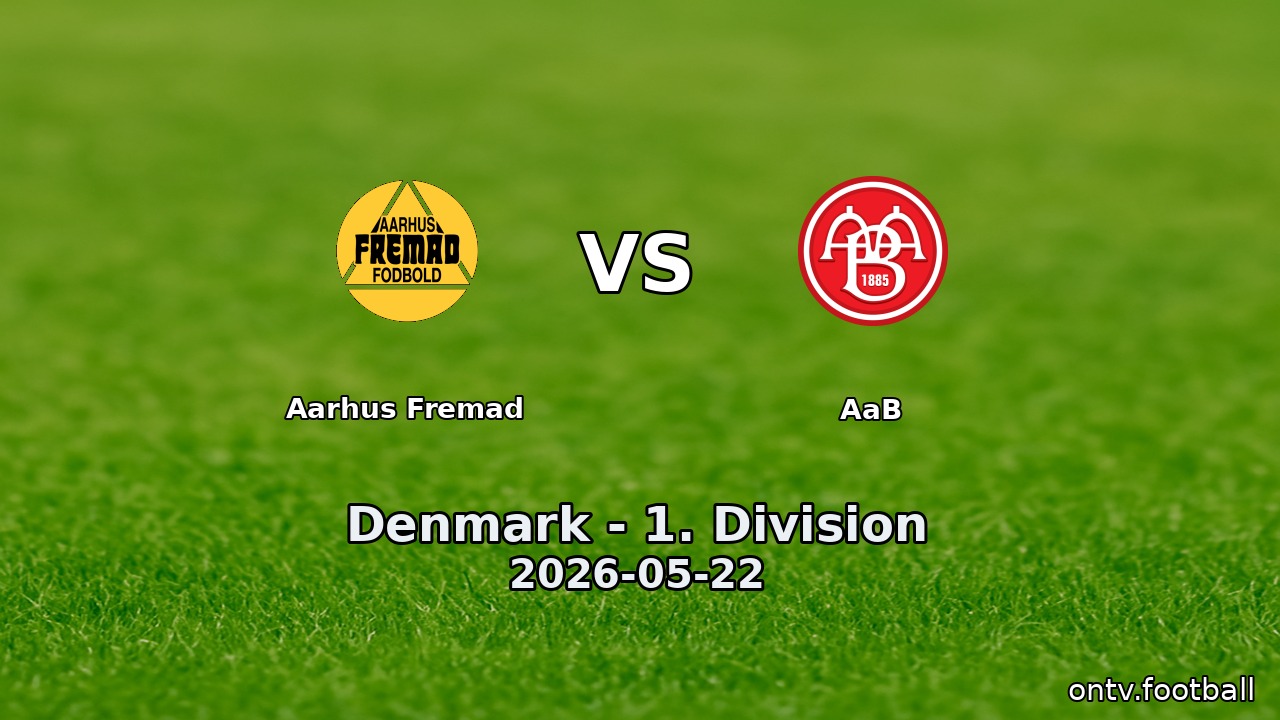 Aarhus Fremad vs AaB