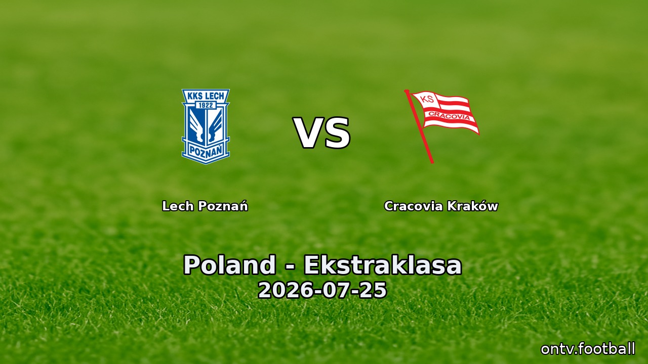 Lech Poznań vs Cracovia Kraków