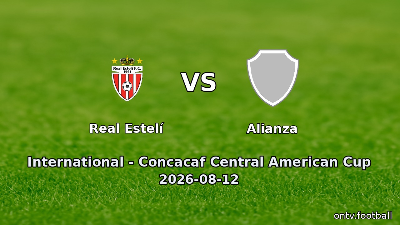 Real Estelí vs Alianza
