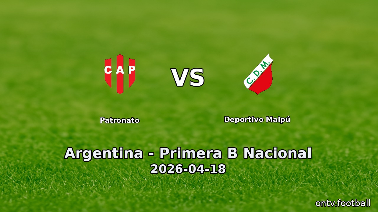Patronato vs Deportivo Maipú