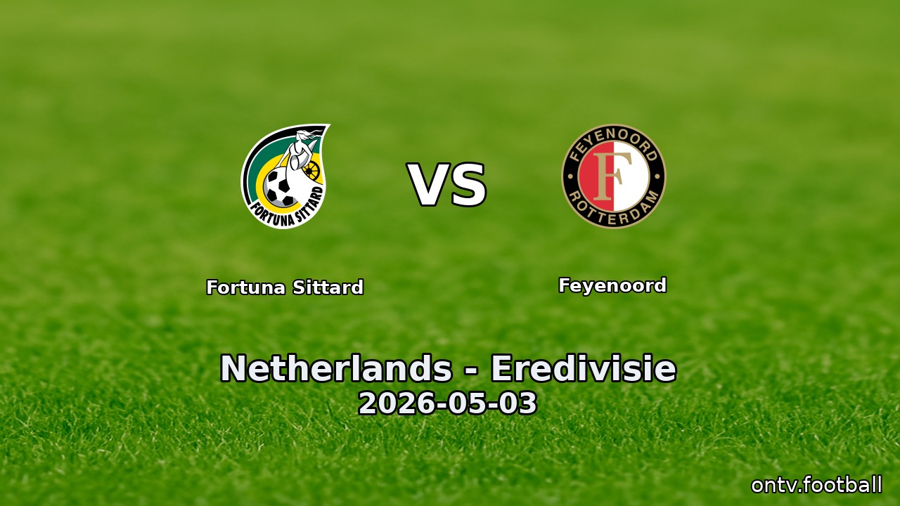 Fortuna Sittard vs Feyenoord