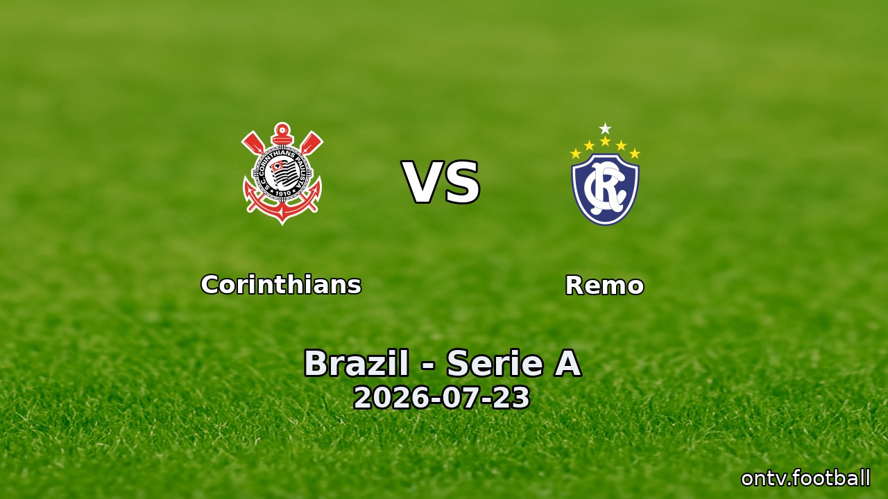 Corinthians vs Remo