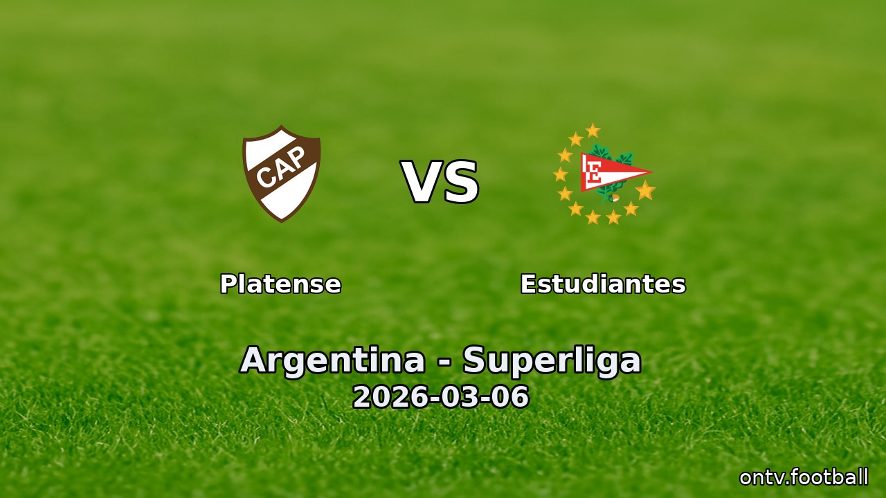 Platense vs Estudiantes