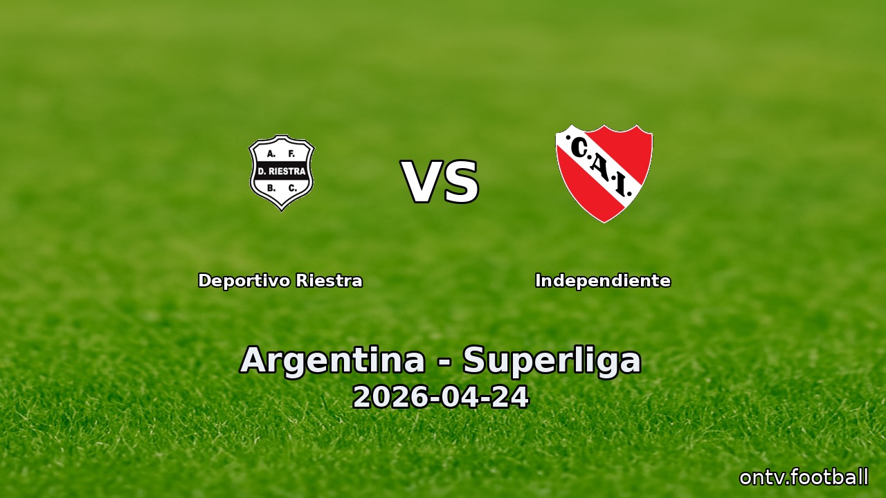 Deportivo Riestra vs Independiente