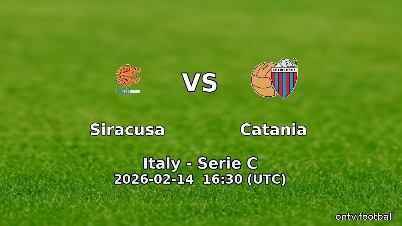 Siracusa vs Catania