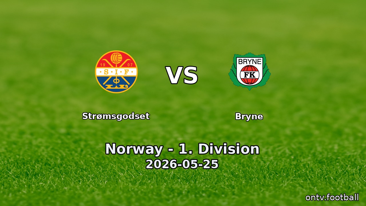 Strømsgodset vs Bryne
