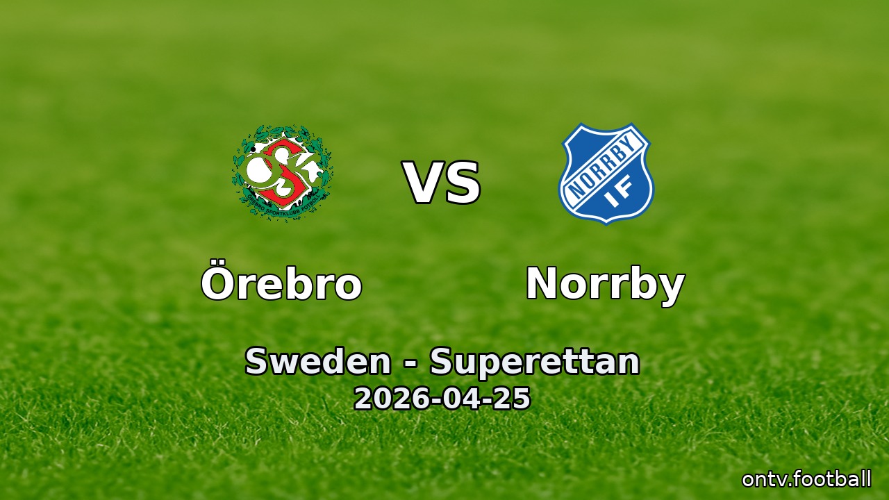 Örebro vs Norrby