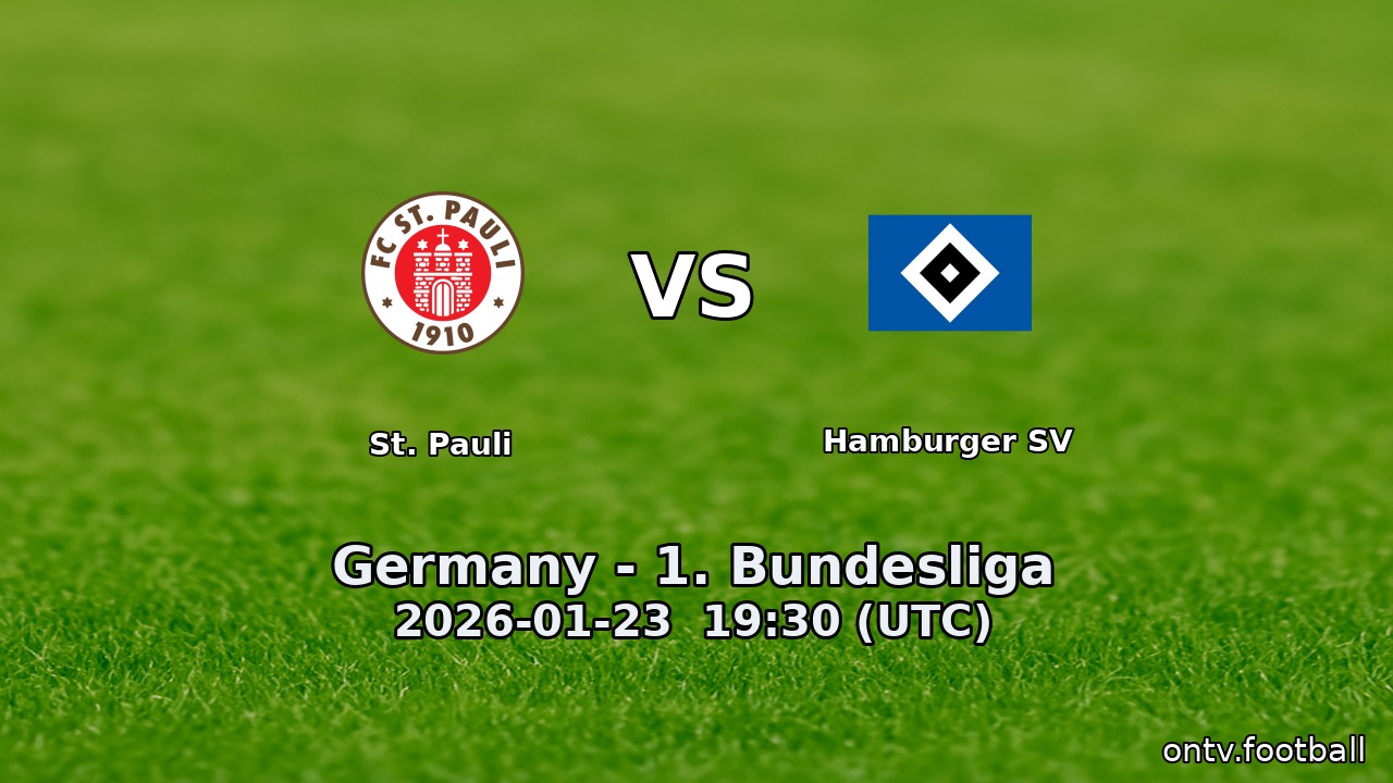St. Pauli vs Hamburger SV
