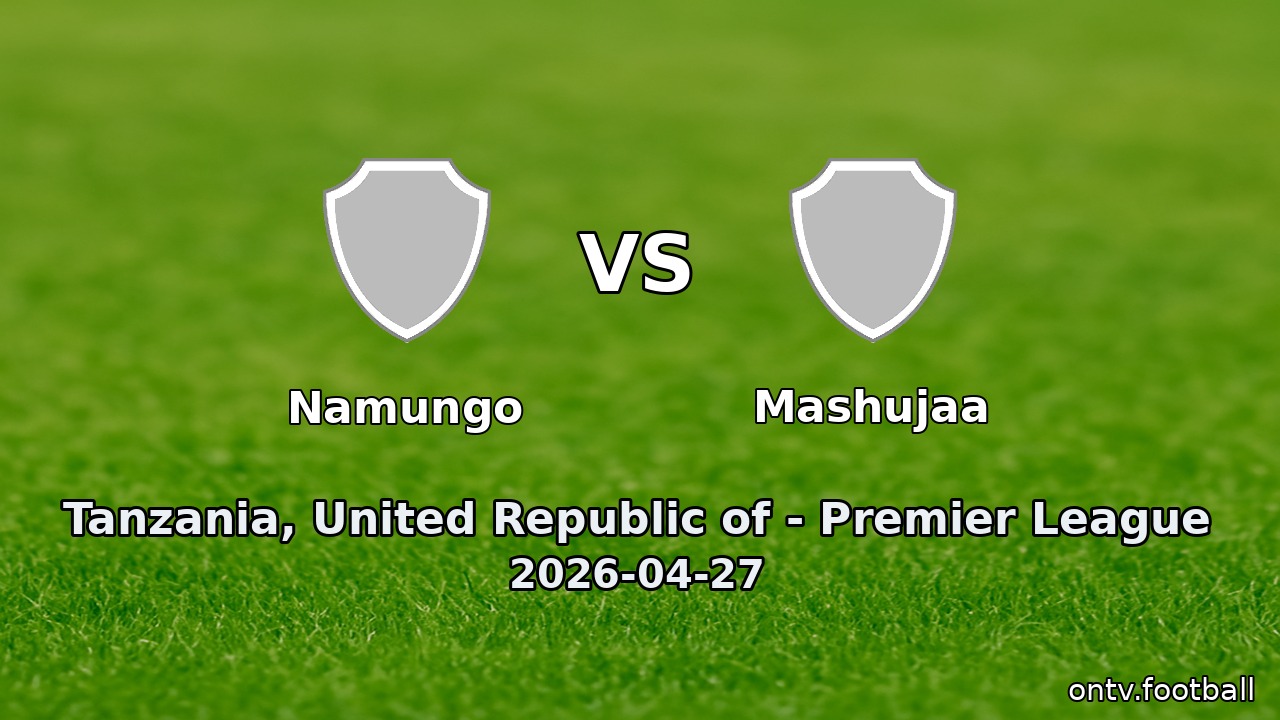 Namungo vs Mashujaa