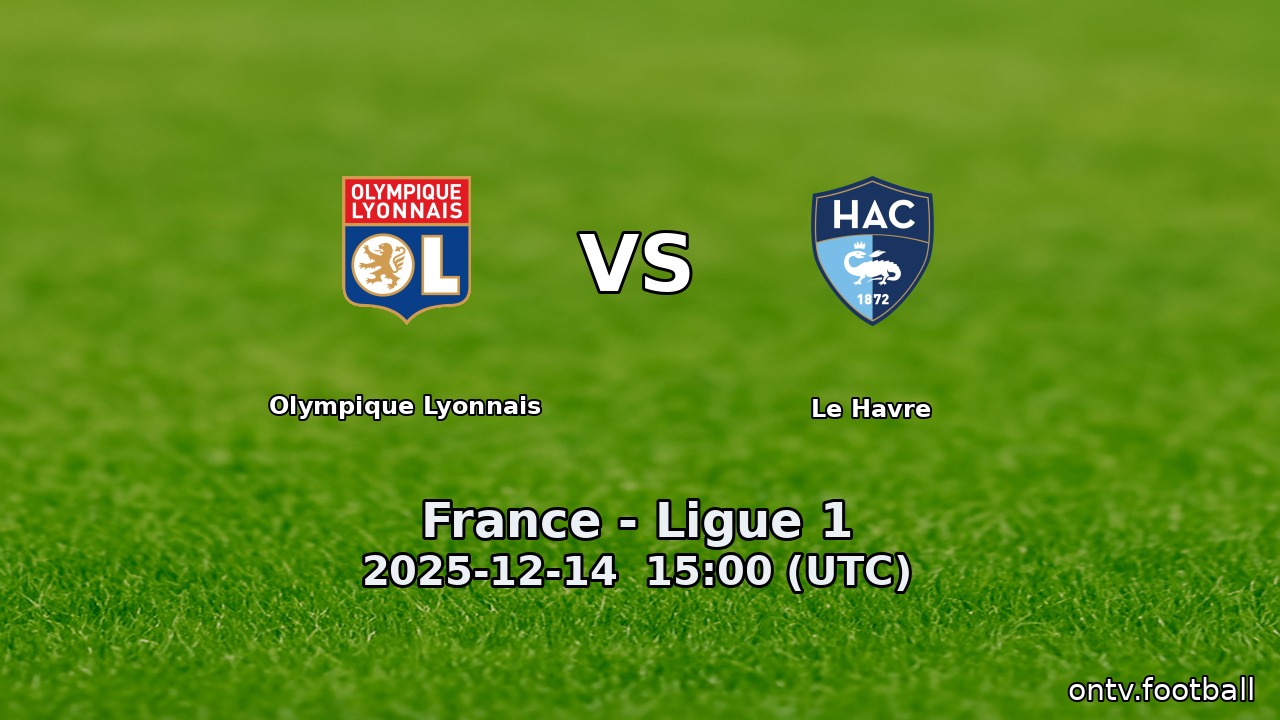 Olympique Lyonnais vs Le Havre