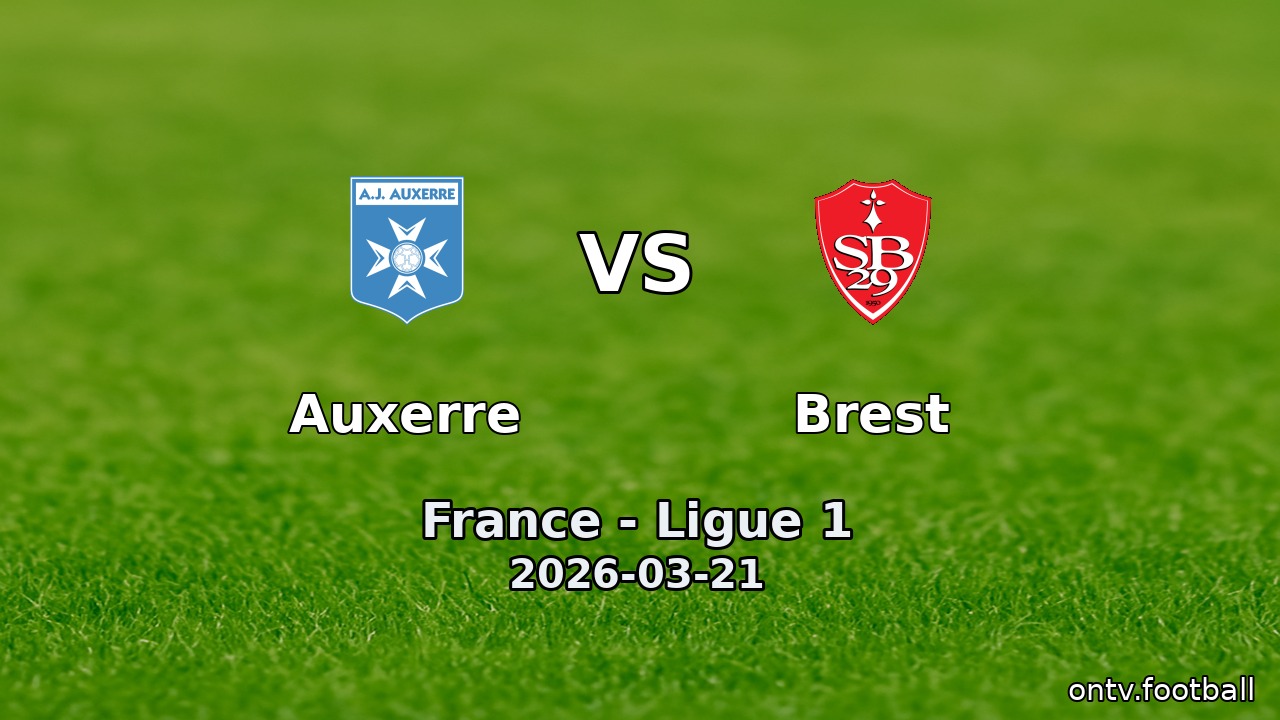 Auxerre vs Brest