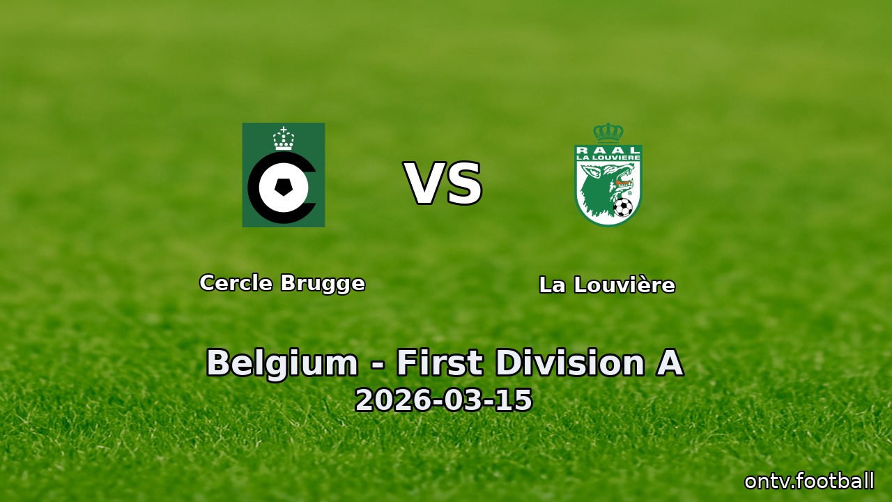 Cercle Brugge vs La Louvière