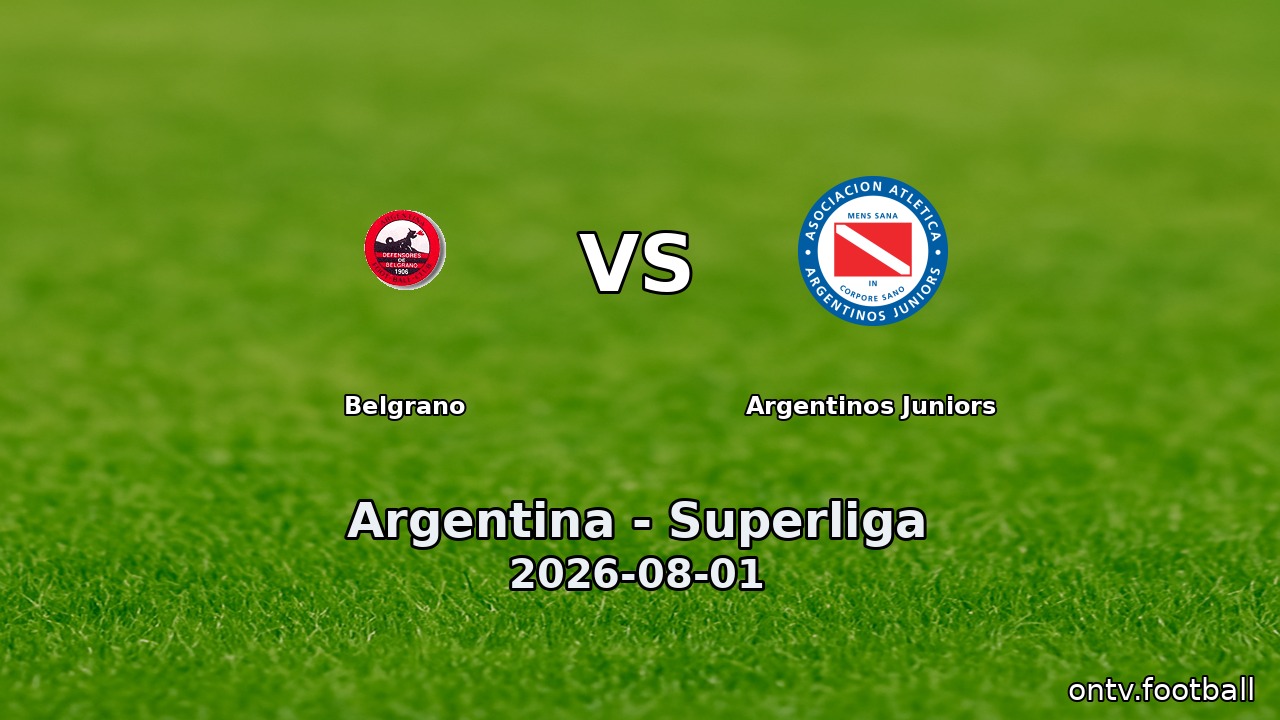 Belgrano vs Argentinos Juniors