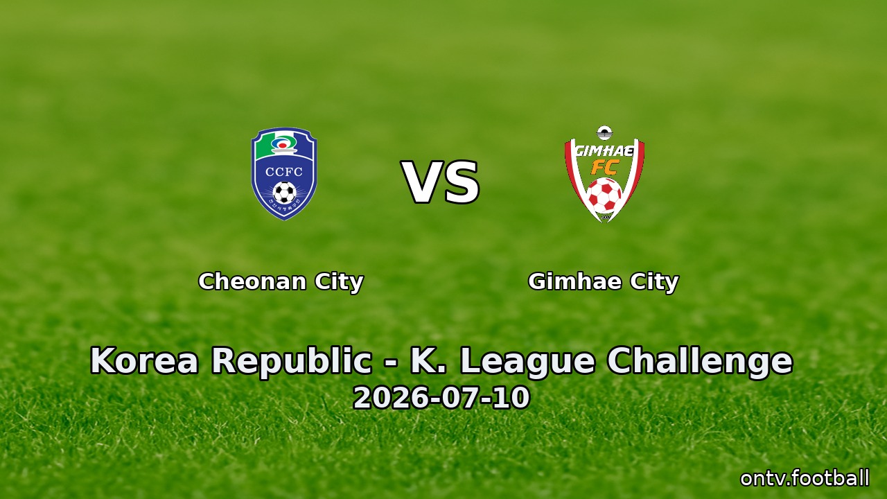 Cheonan City vs Gimhae City