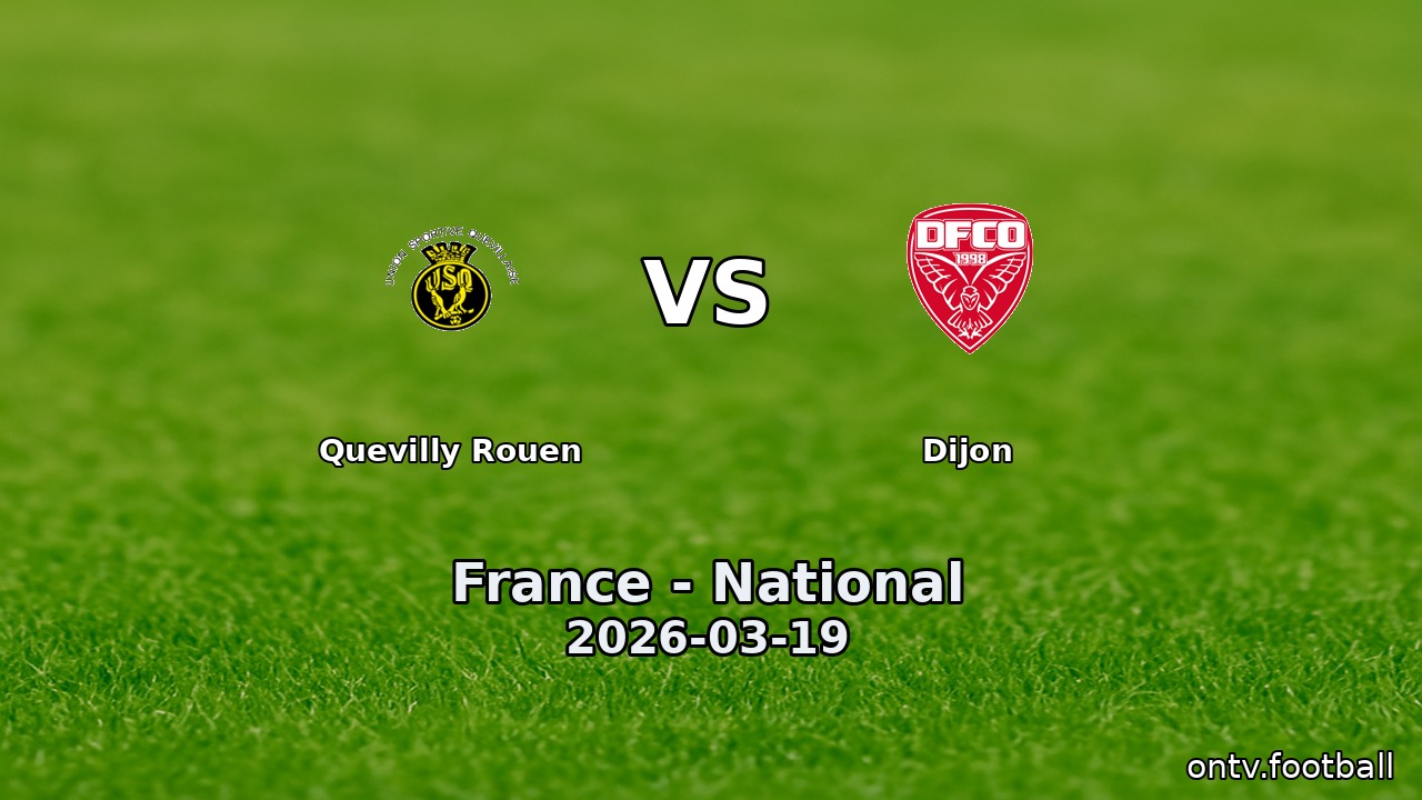 Quevilly Rouen vs Dijon