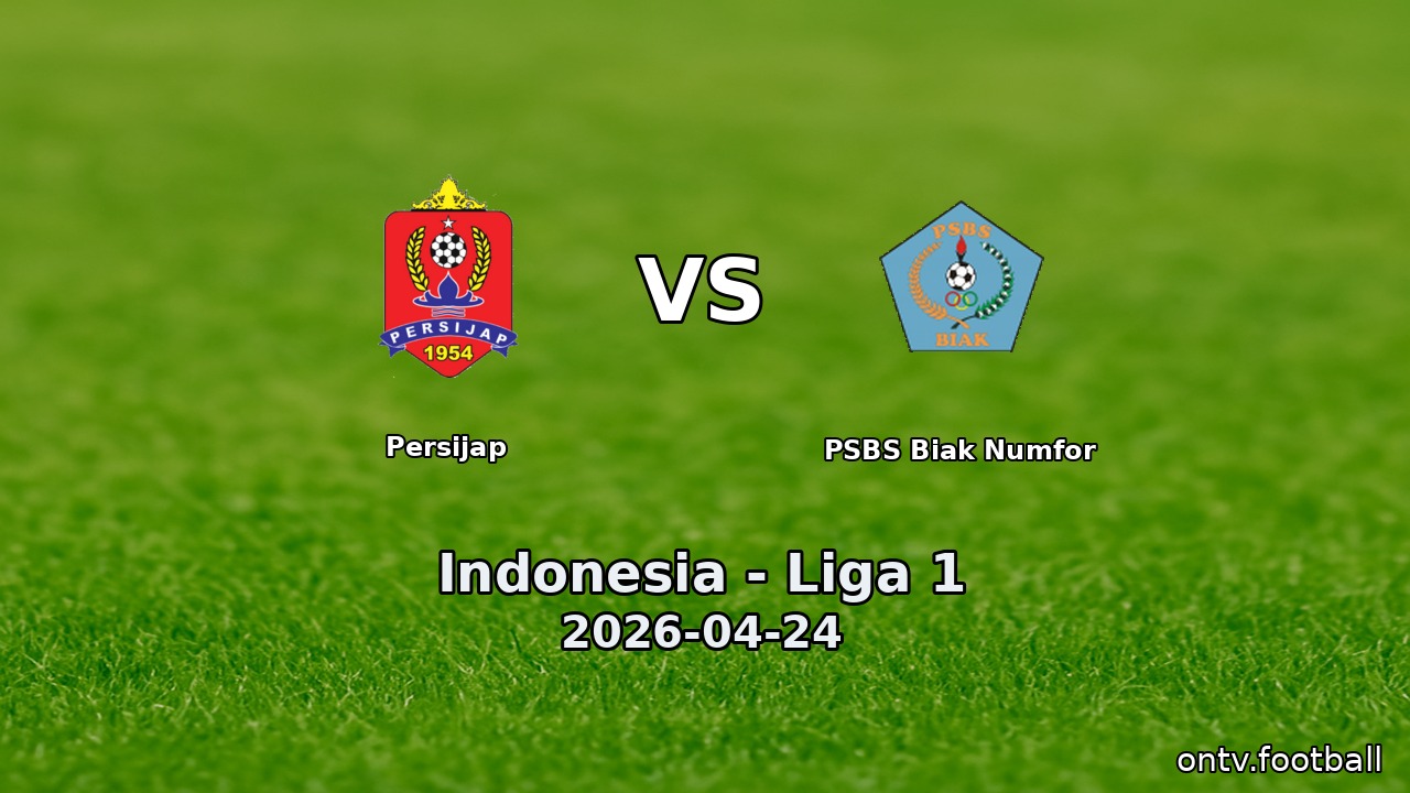 Persijap vs PSBS Biak Numfor