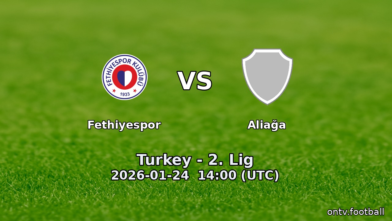 Fethiyespor vs Aliağa