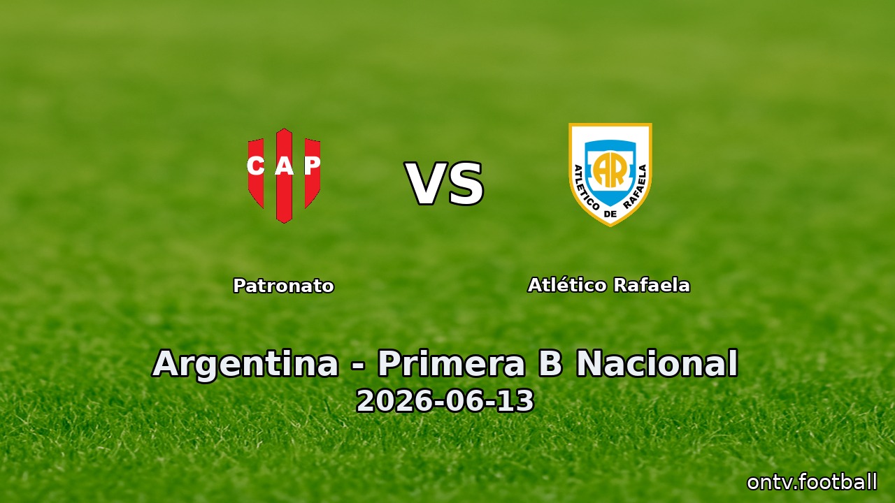 Patronato vs Atlético Rafaela