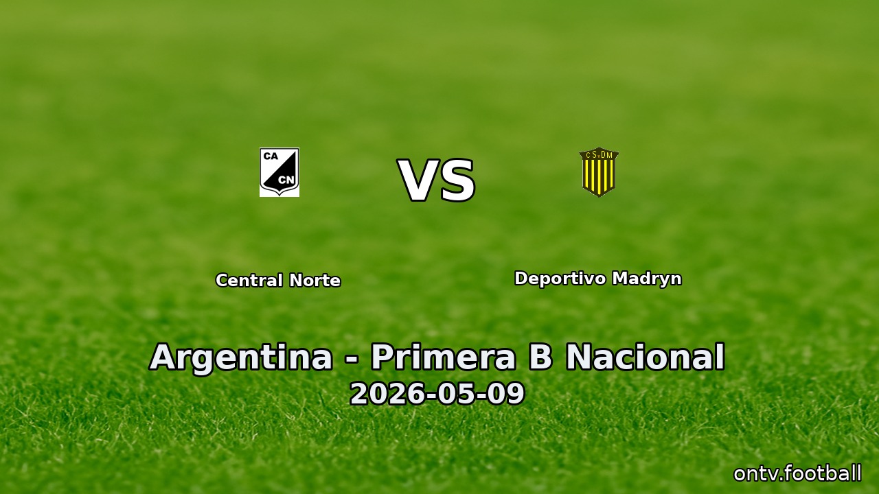 Central Norte vs Deportivo Madryn