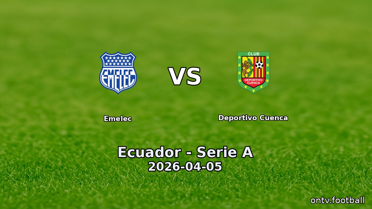 Emelec vs Deportivo Cuenca