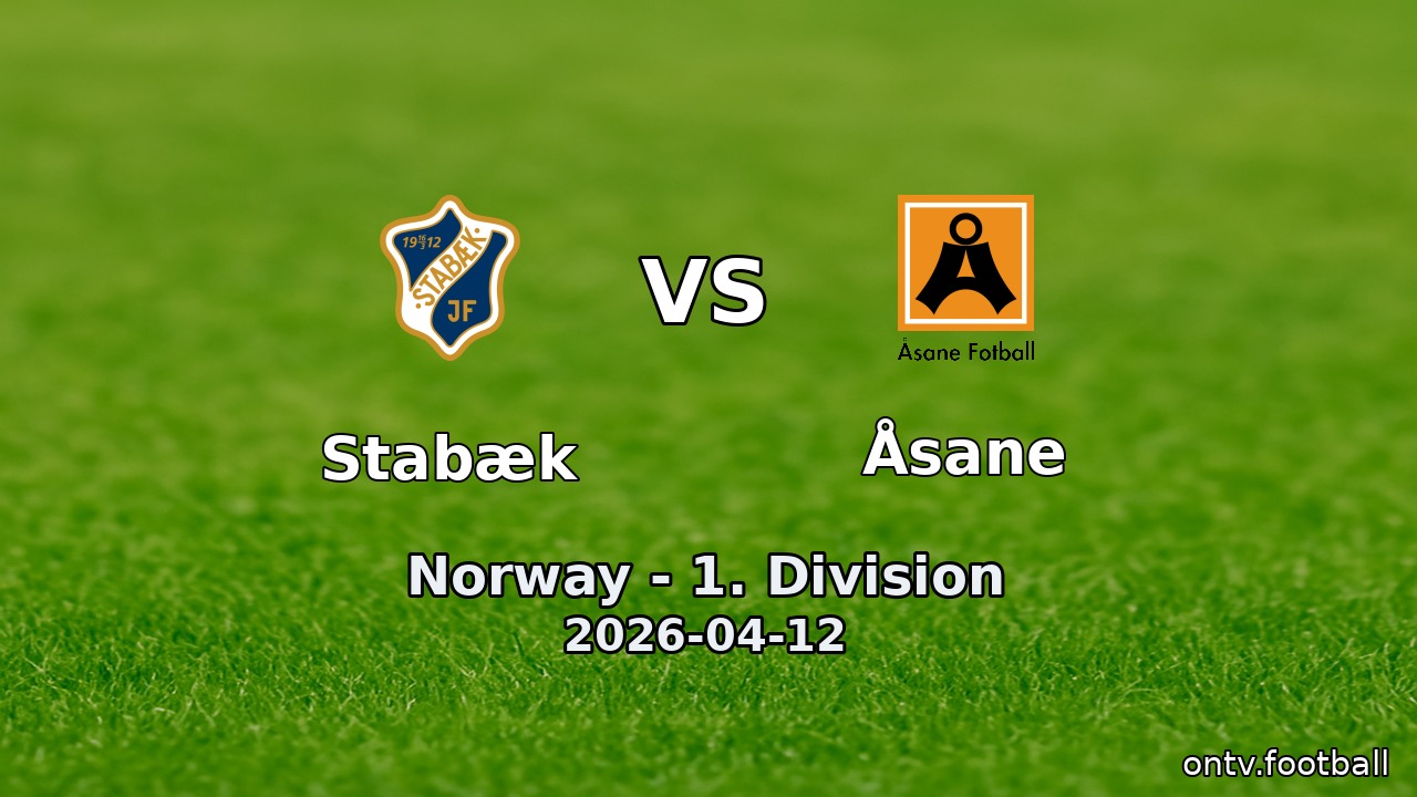 Stabæk vs Åsane