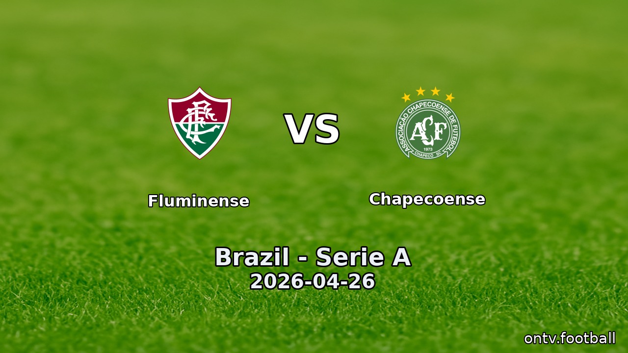 Fluminense vs Chapecoense