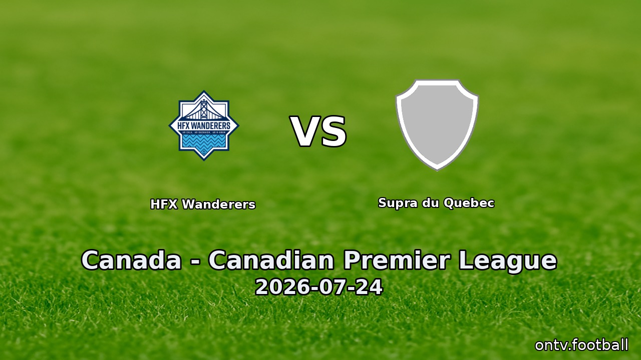 HFX Wanderers vs Supra du Quebec
