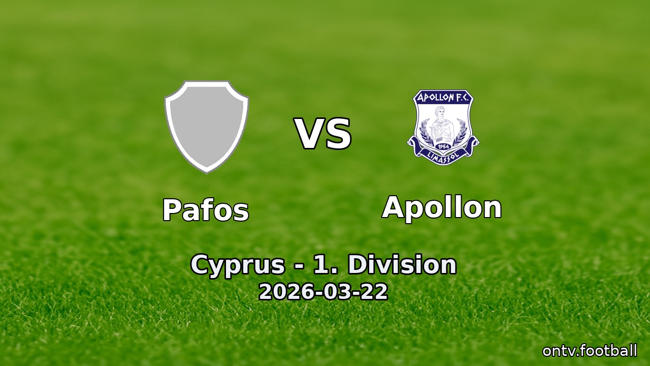 Pafos vs Apollon