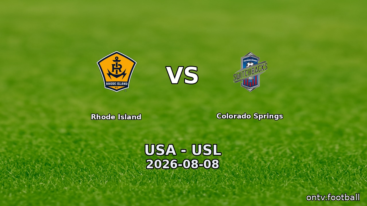 Rhode Island vs Colorado Springs