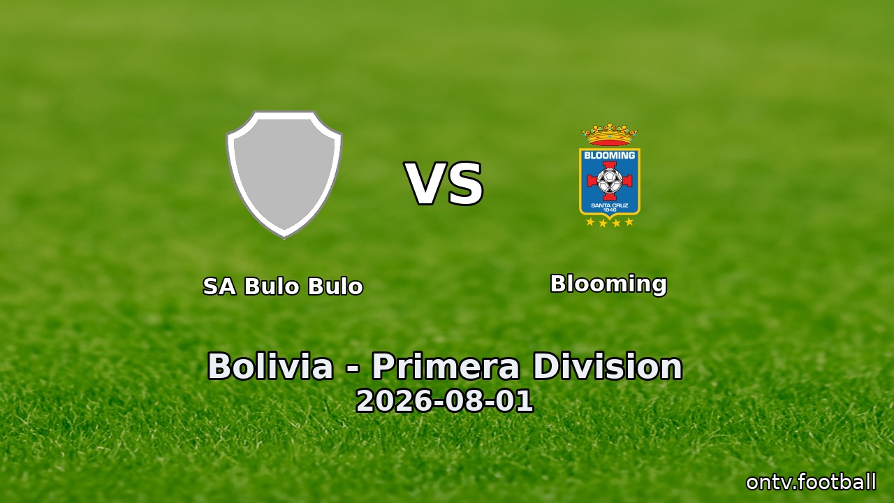 SA Bulo Bulo vs Blooming