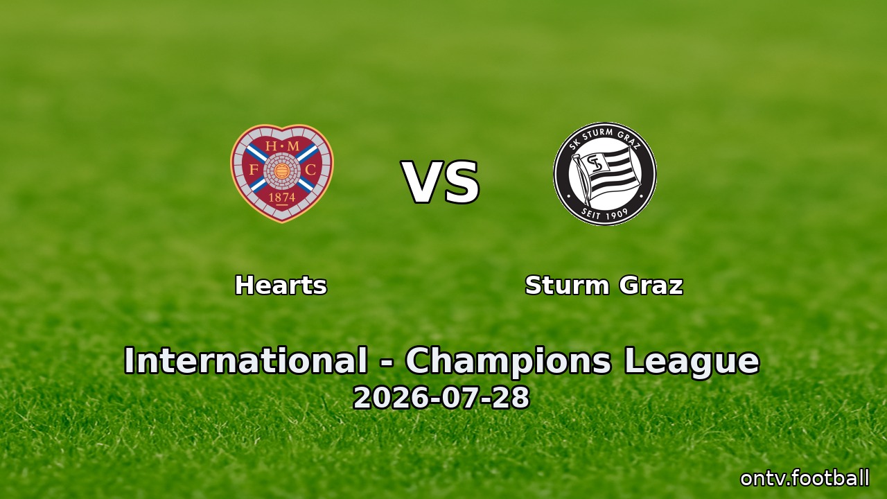 Hearts vs Sturm Graz