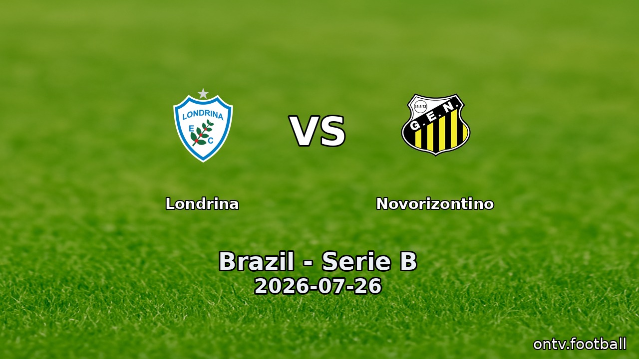 Londrina vs Novorizontino