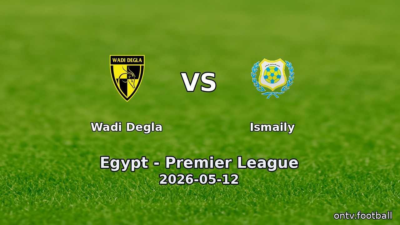 Wadi Degla vs Ismaily
