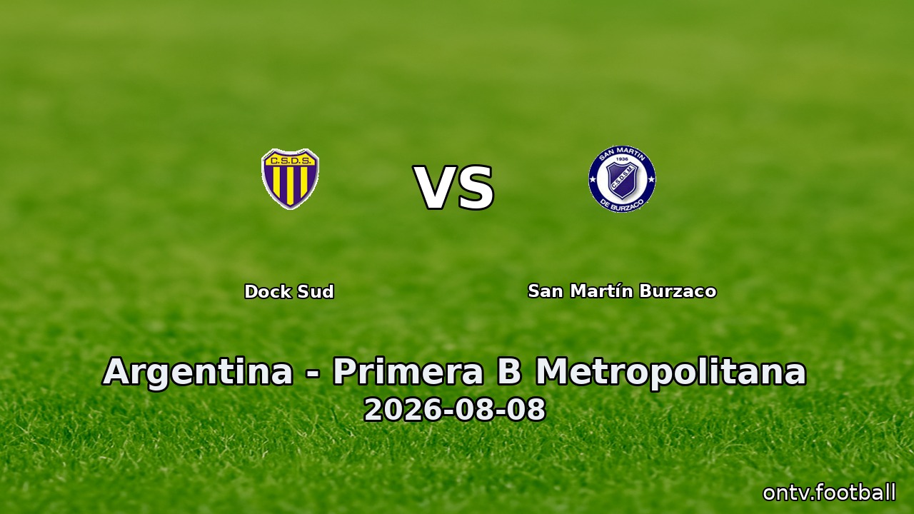 Dock Sud vs San Martín Burzaco
