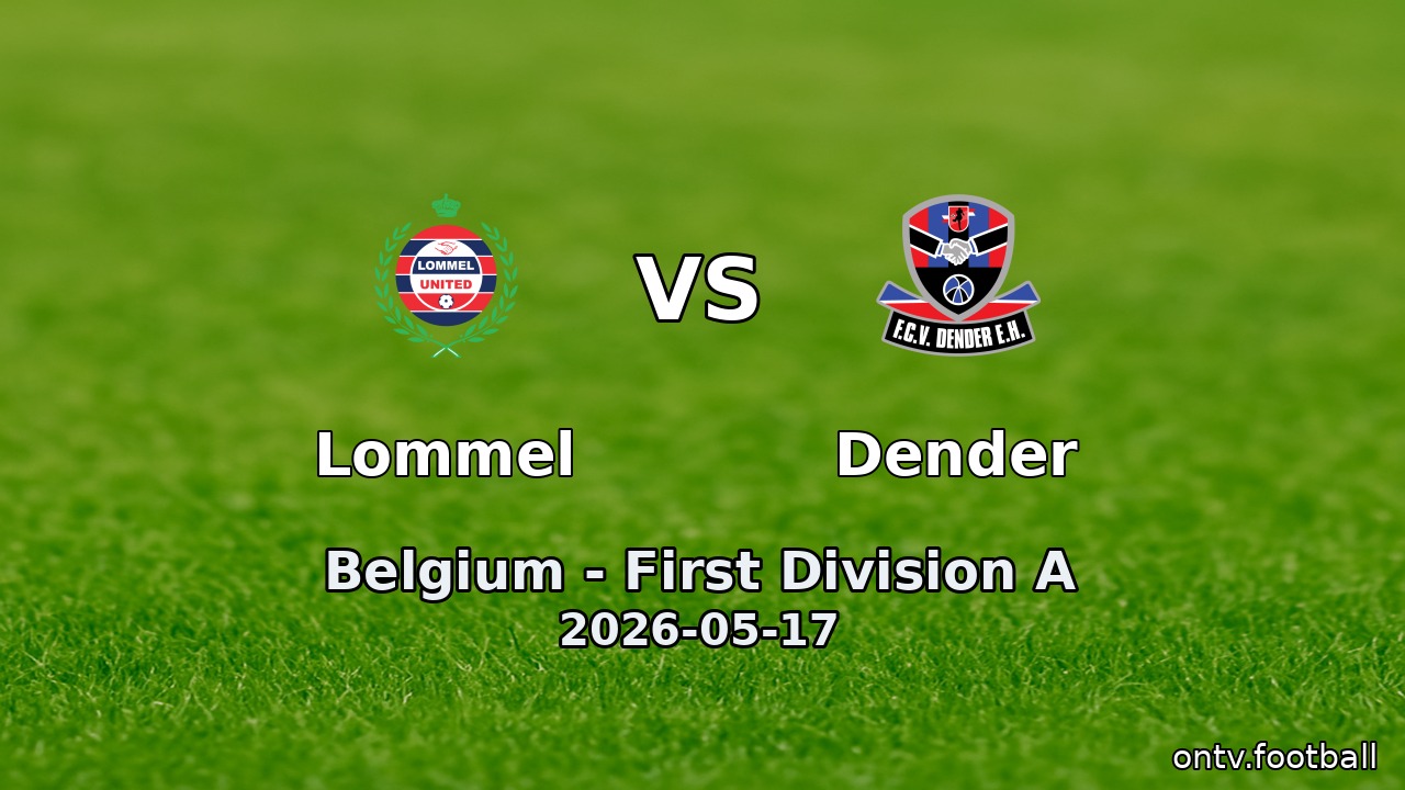 Lommel vs Dender