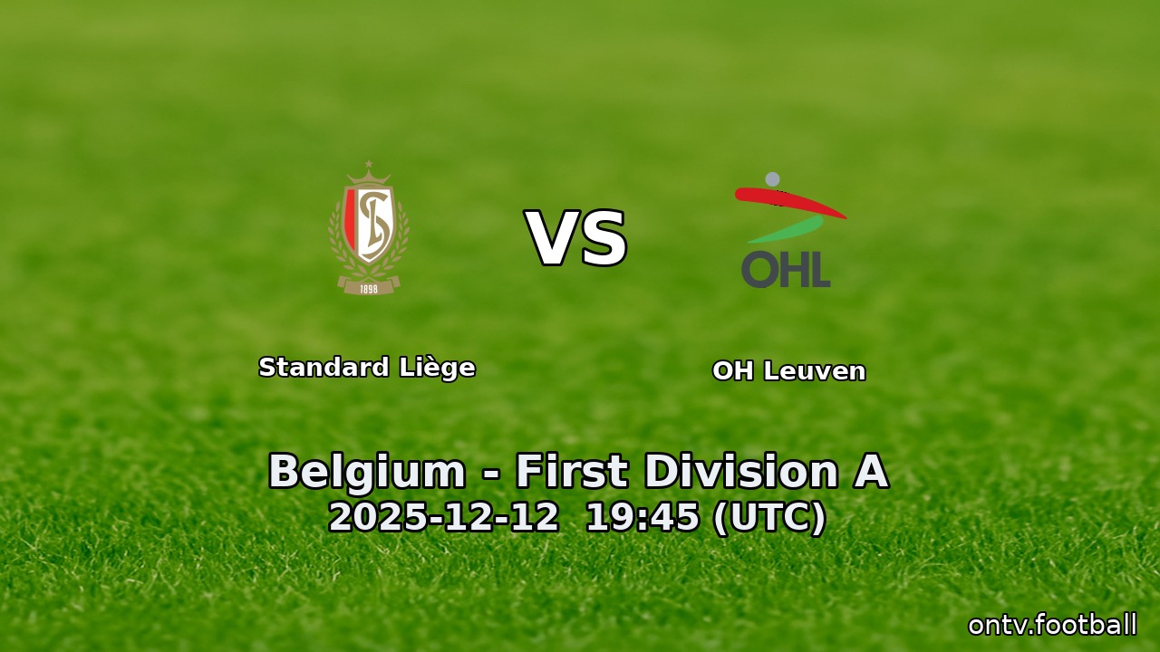 Standard Liège vs OH Leuven