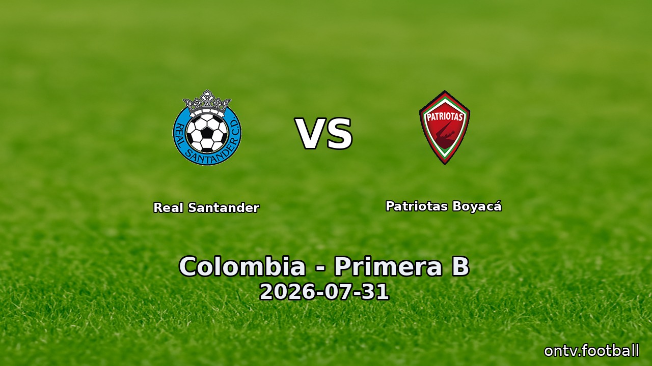 Real Santander vs Patriotas Boyacá