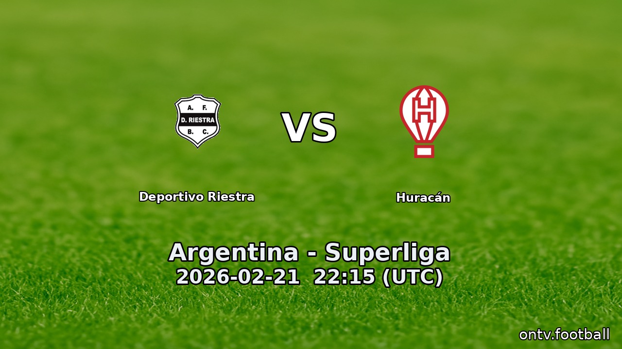 Deportivo Riestra vs Huracán
