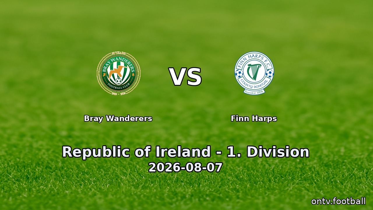 Bray Wanderers vs Finn Harps