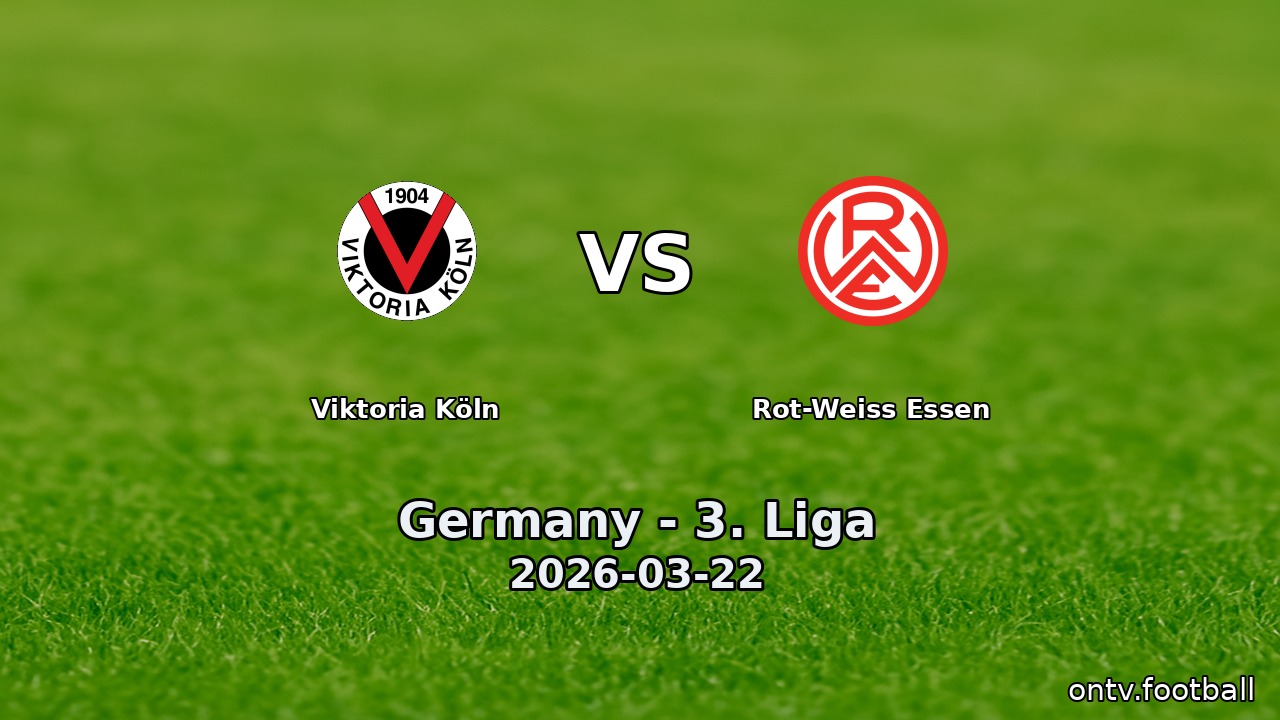 Viktoria Köln vs Rot-Weiss Essen