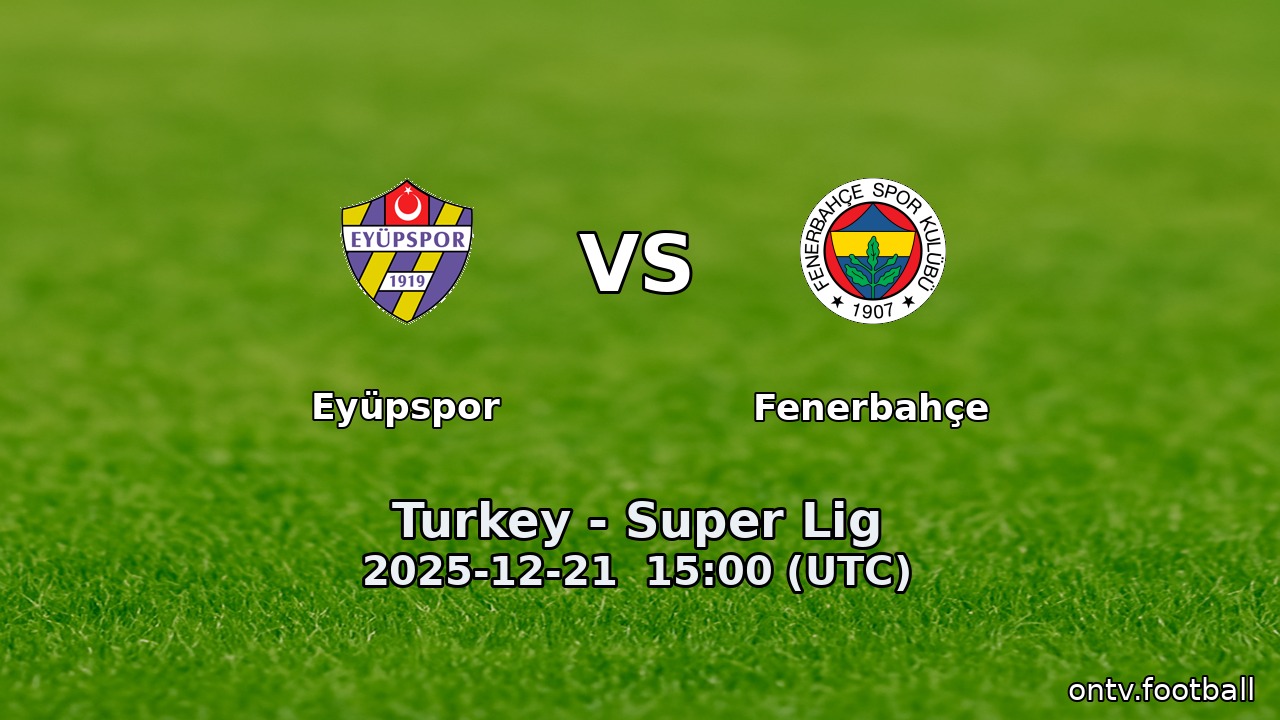 Eyüpspor vs Fenerbahçe