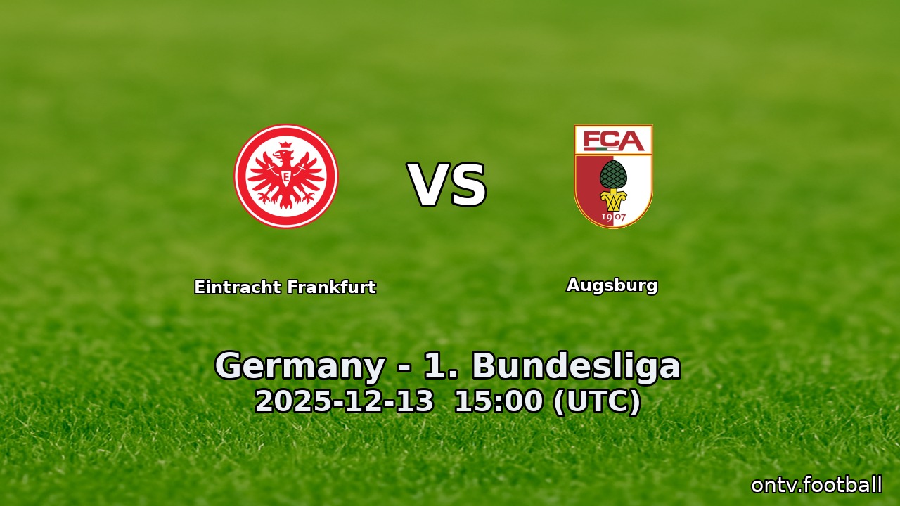 Eintracht Frankfurt vs Augsburg
