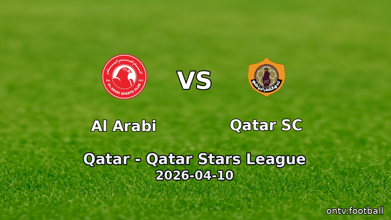 Al Arabi vs Qatar SC