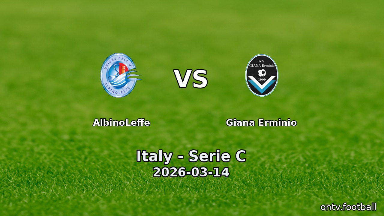 AlbinoLeffe vs Giana Erminio