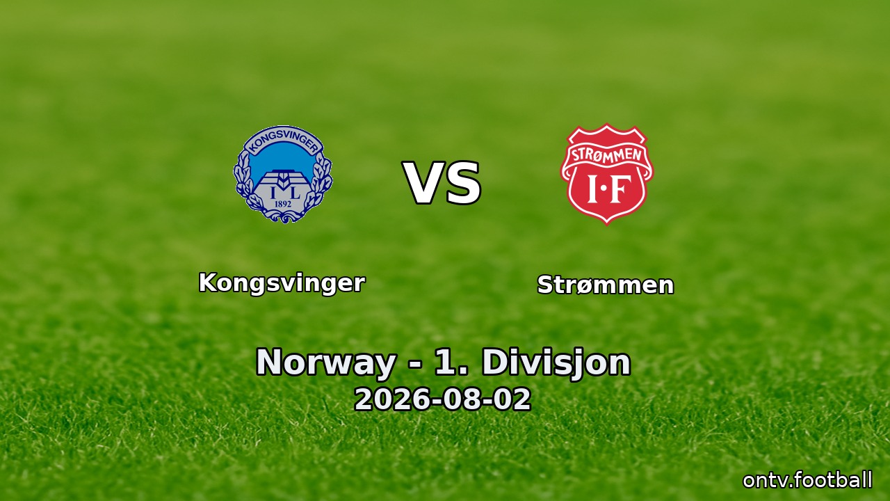 Kongsvinger vs Strømmen