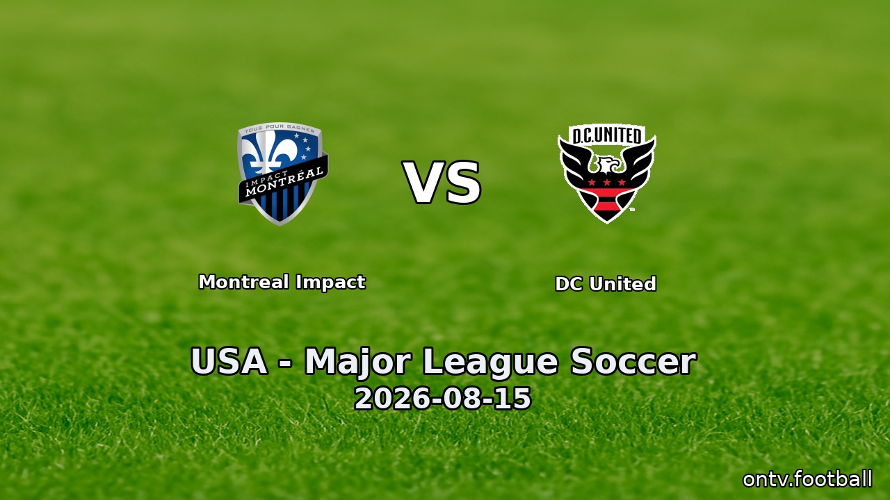 Montreal Impact vs DC United